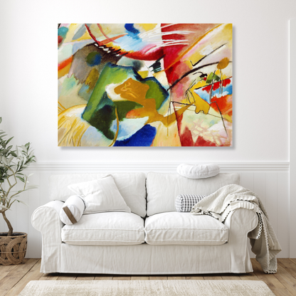 Wassily Kandinsky - Painting with Green Center Wall Art Canvas Print