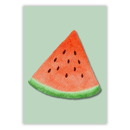 Watermelon Wall Art Canvas Print