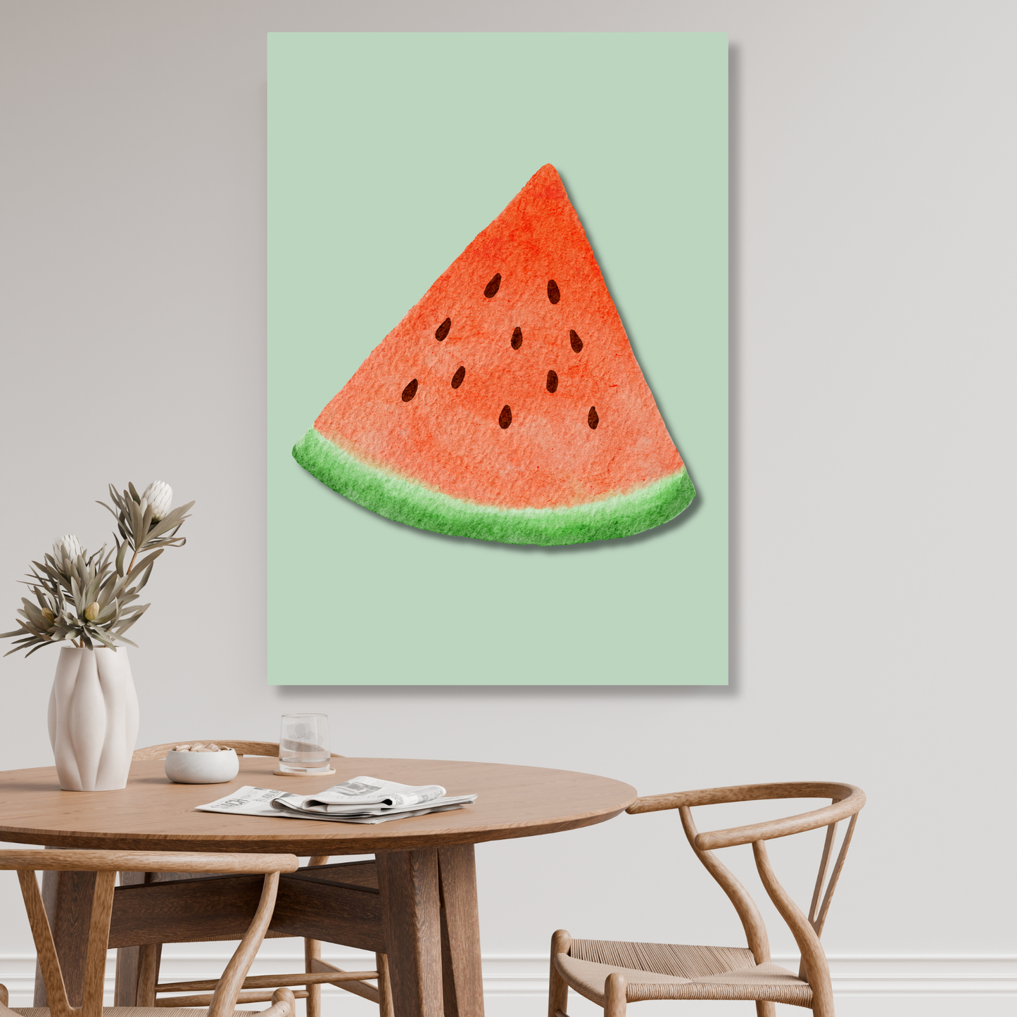 Watermelon Wall Art Canvas Print