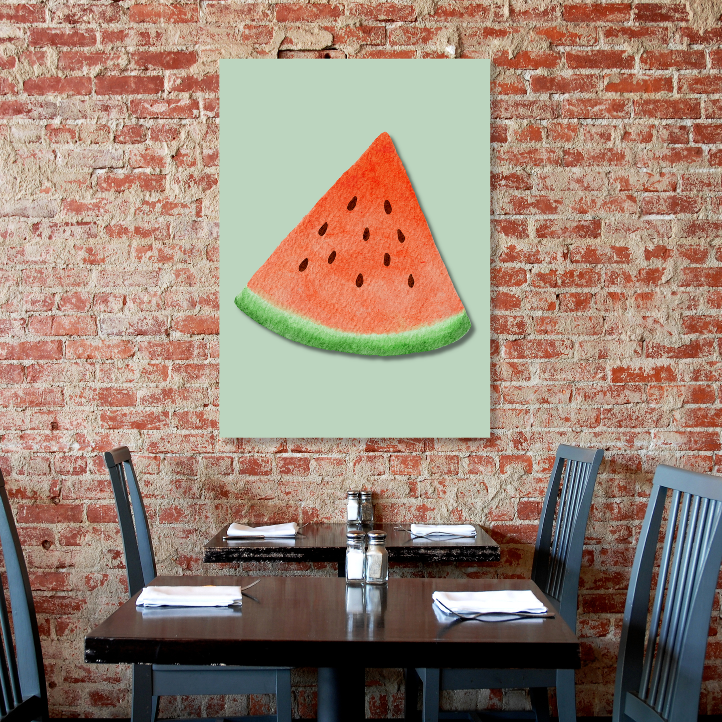 Watermelon Wall Art Canvas Print
