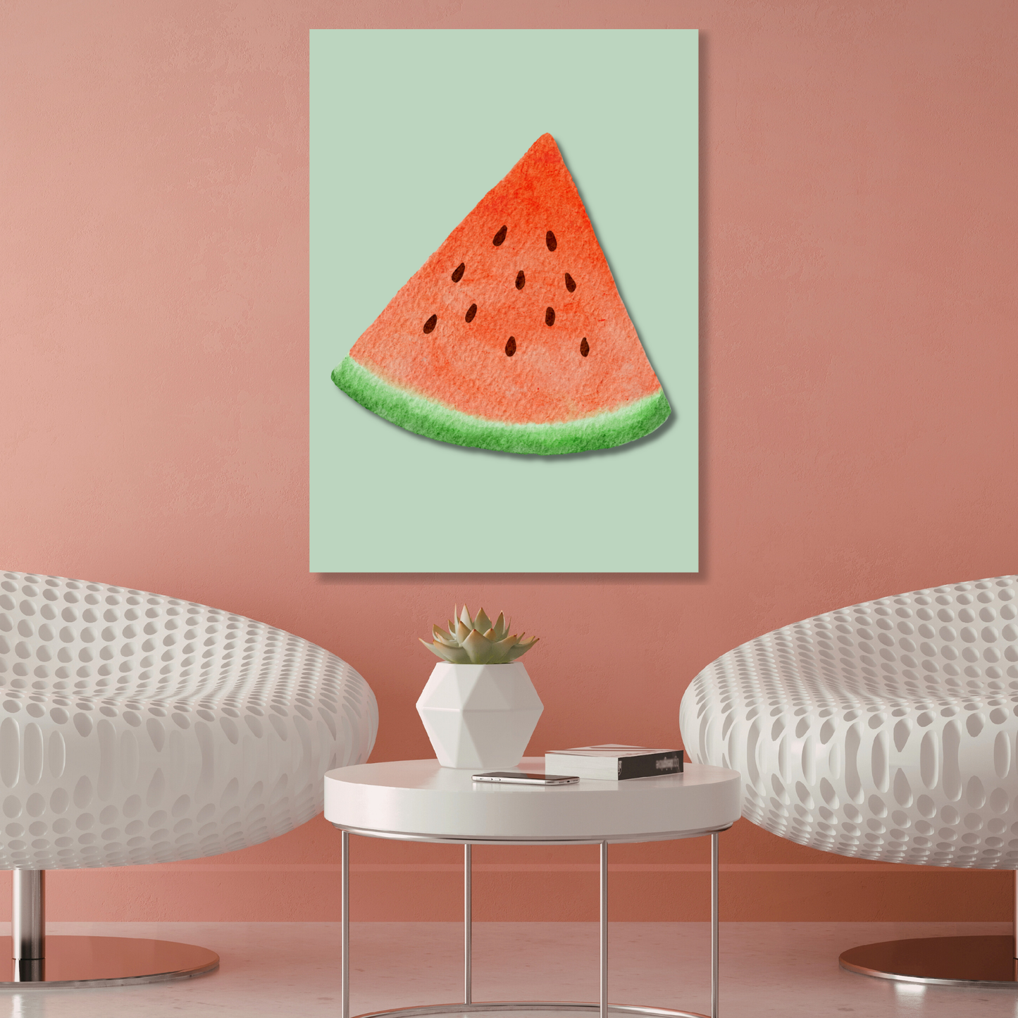 Watermelon Wall Art Canvas Print