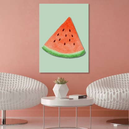 Watermelon Wall Art Canvas Print