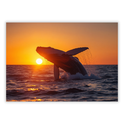 Whale Of A Time Wall Art Canvas Print