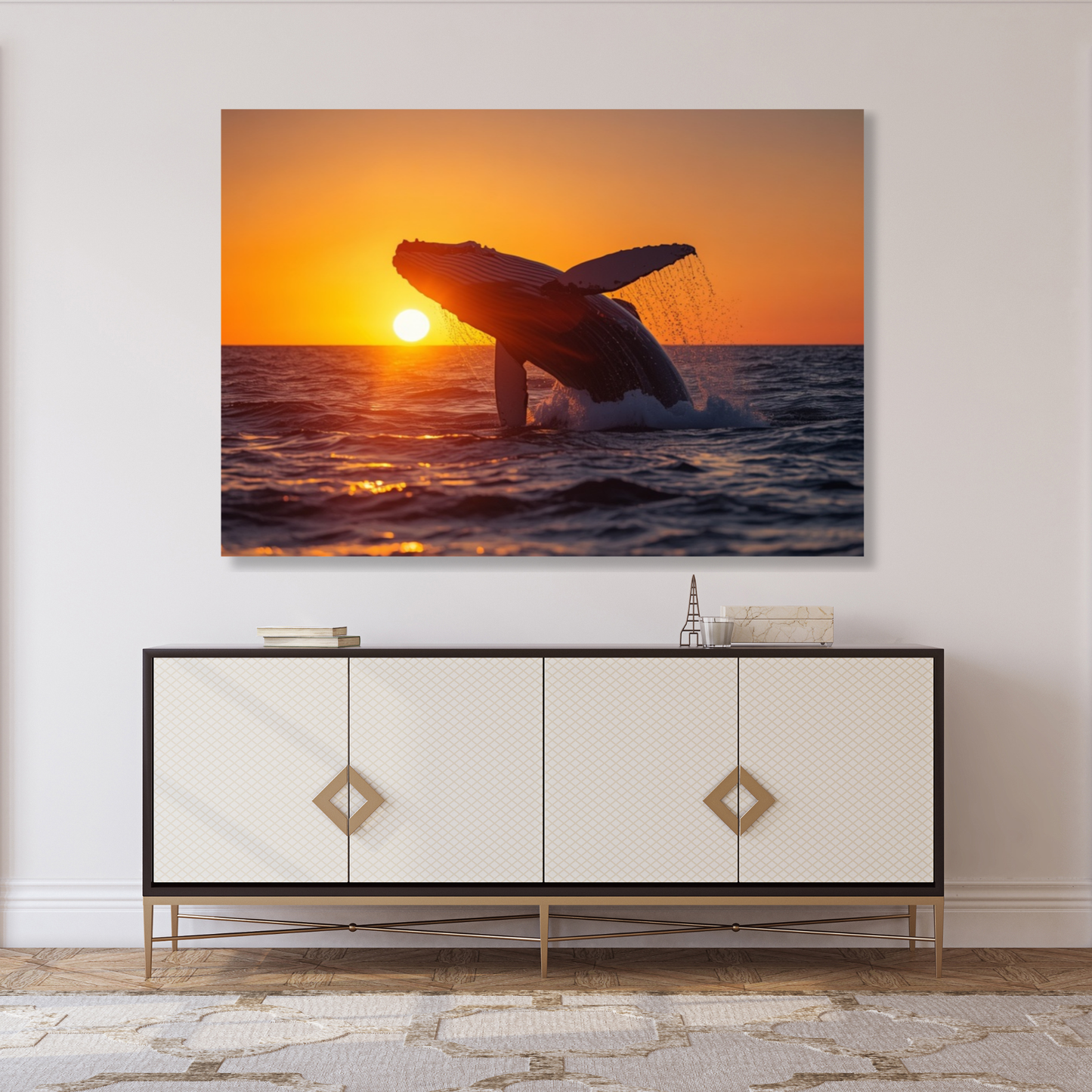 Whale Of A Time Wall Art Canvas Print