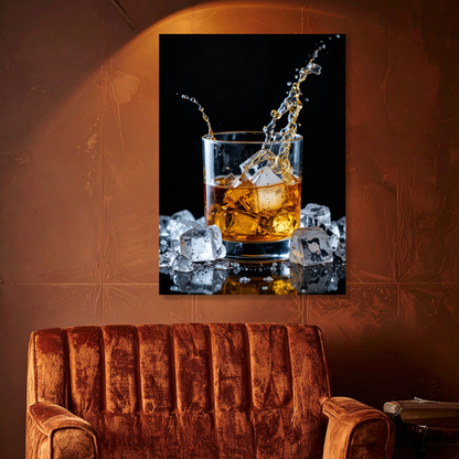 Whisky Wall Art Canvas Print