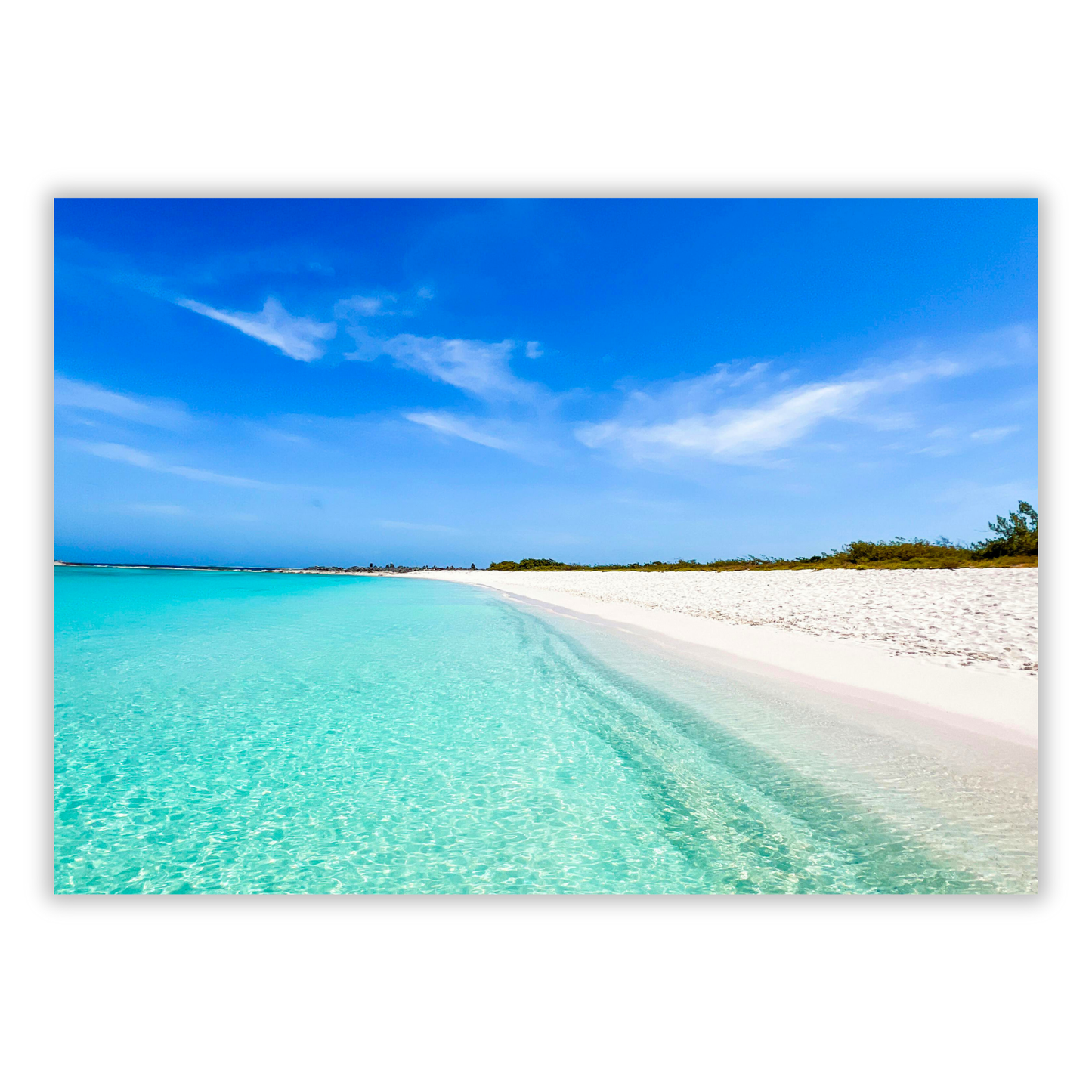 White Sand Wall Art Canvas Print