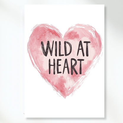 Wild At Heart Canvas Wall Art Print