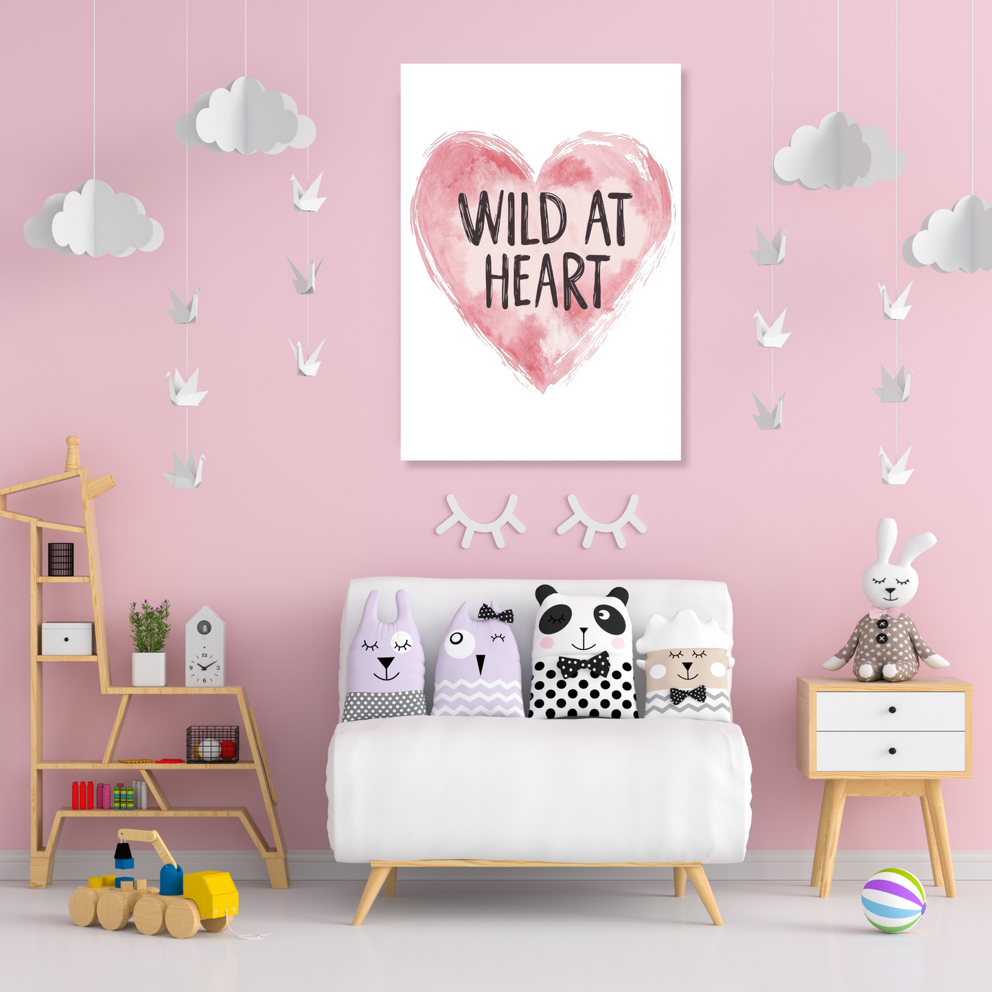 Wild At Heart Canvas Wall Art Print