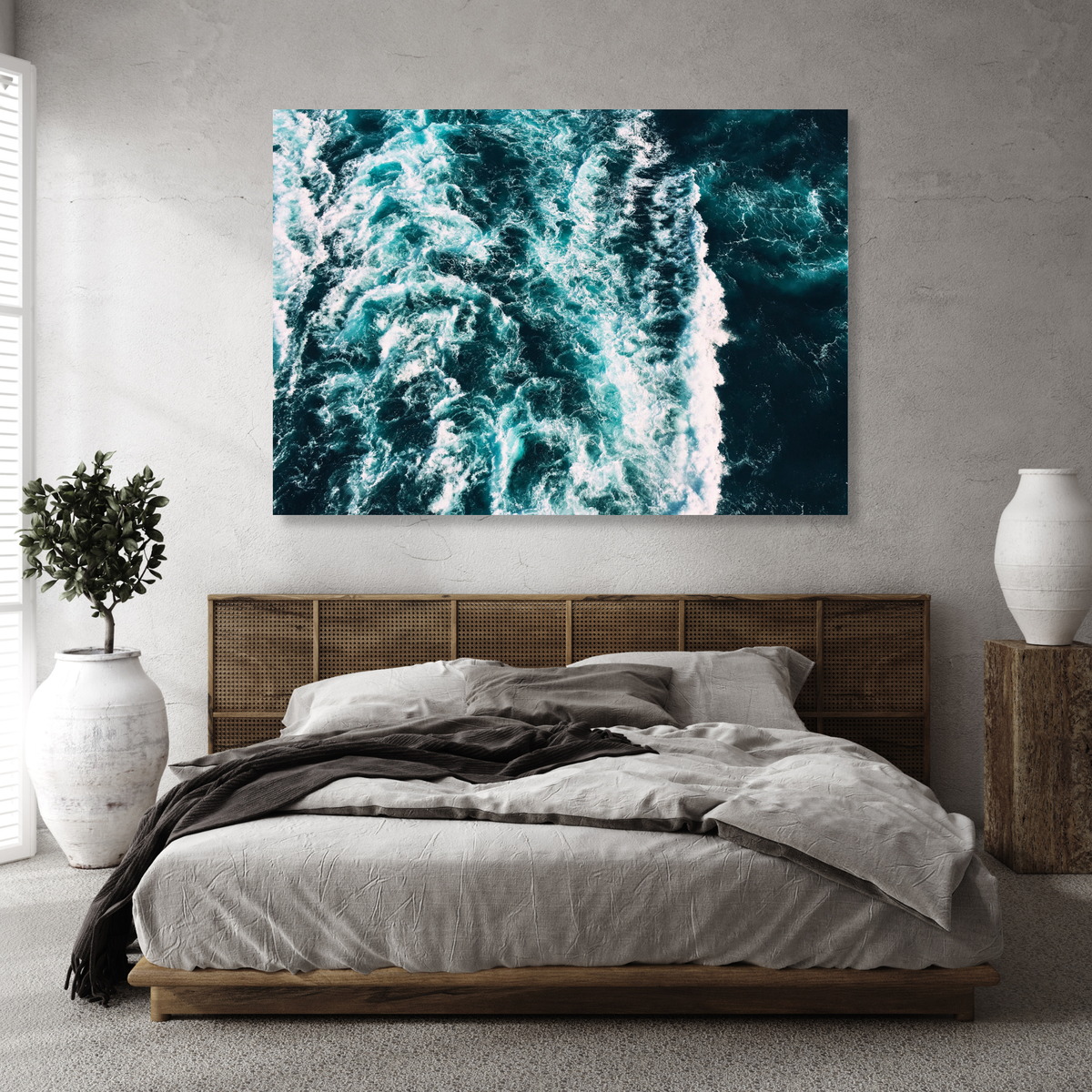 Wild Ocean Wall Art Canvas Print