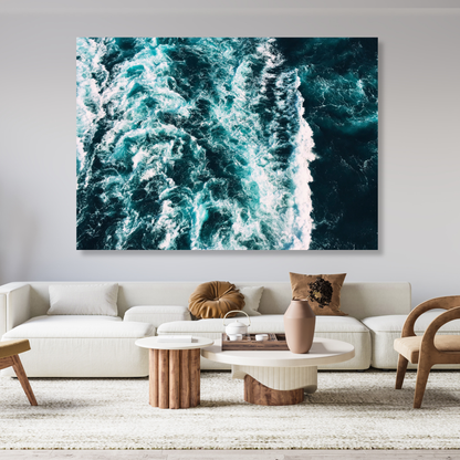 Wild Ocean Wall Art Canvas Print
