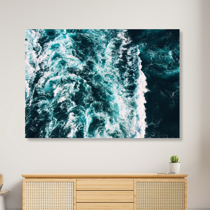 Wild Ocean Wall Art Canvas Print