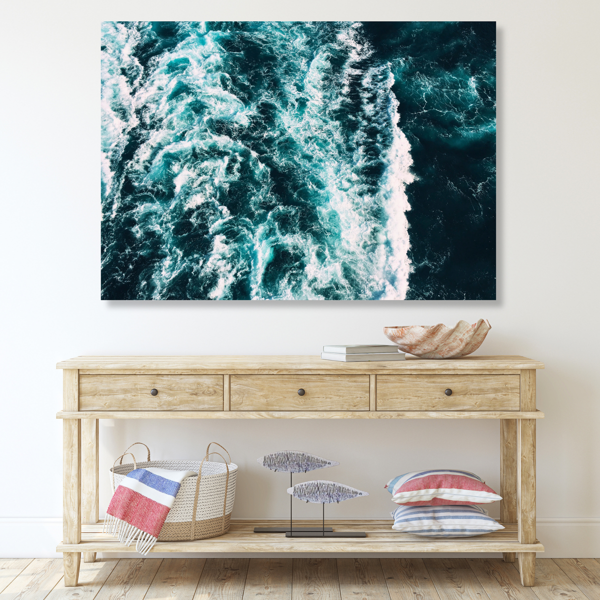 Wild Ocean Wall Art Canvas Print