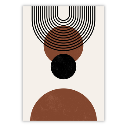 Wild Moon Energy Boho Wall Art Canvas Print