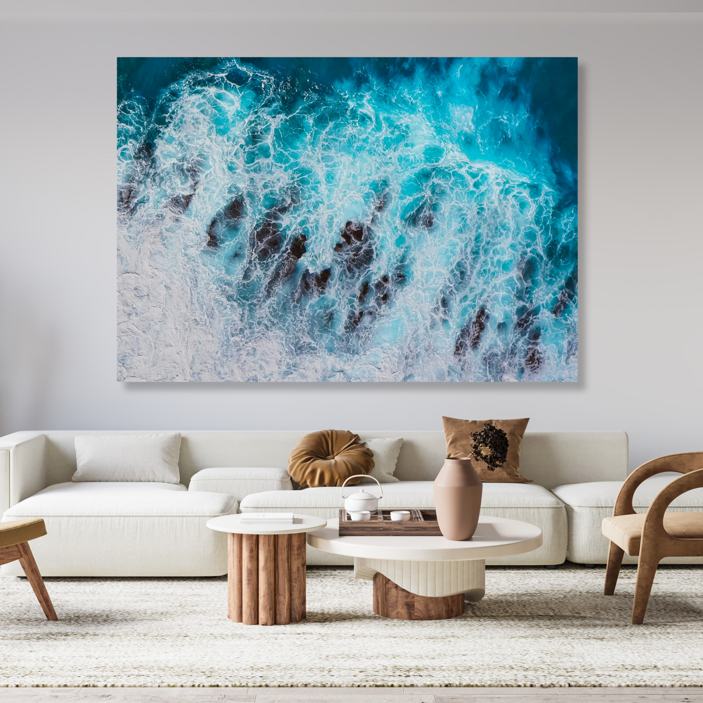 Wild Ocean Wall Art Canvas Print