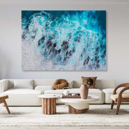 Wild Ocean Wall Art Canvas Print