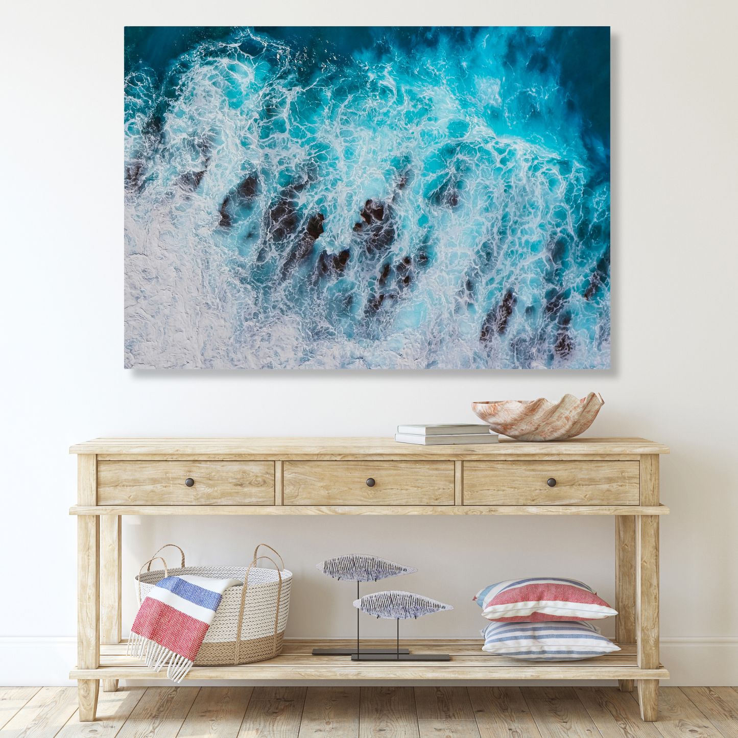 Wild Ocean Wall Art Canvas Print