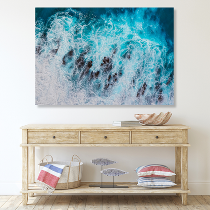 Wild Ocean Wall Art Canvas Print