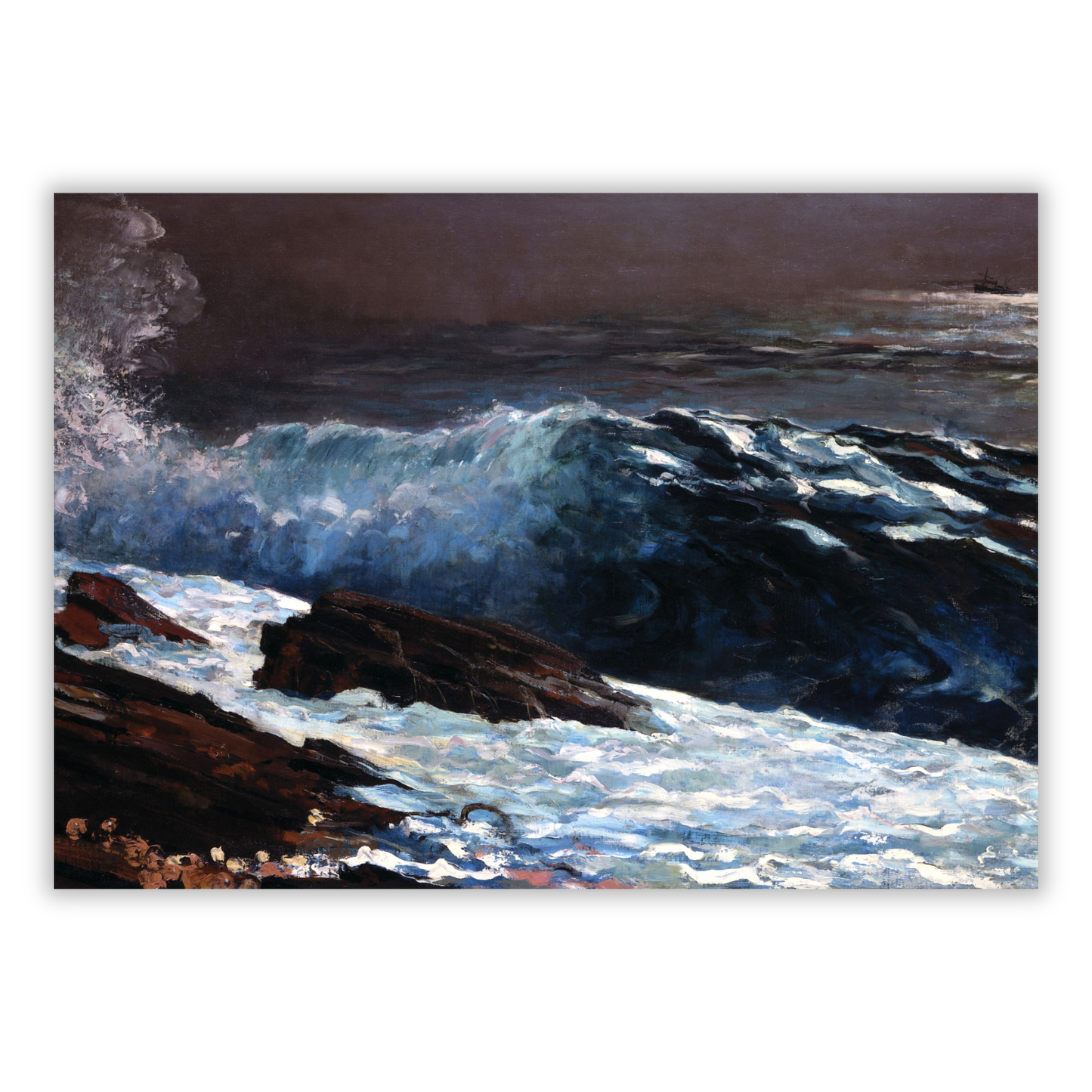 Winslow Homer - Sunlight on the Coast Wall Art Canvas Print
