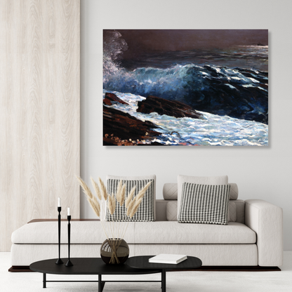 Winslow Homer - Sunlight on the Coast Wall Art Canvas Print