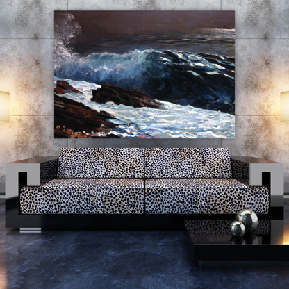 Winslow Homer - Sunlight on the Coast Wall Art Canvas Print