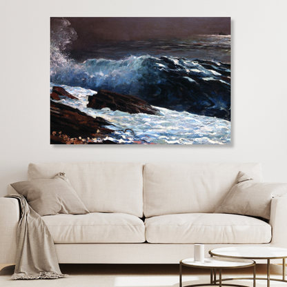 Winslow Homer - Sunlight on the Coast Wall Art Canvas Print