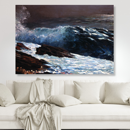 Winslow Homer - Sunlight on the Coast Wall Art Canvas Print