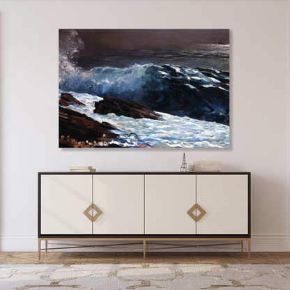 Winslow Homer - Sunlight on the Coast Wall Art Canvas Print