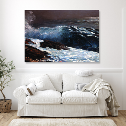Winslow Homer - Sunlight on the Coast Wall Art Canvas Print